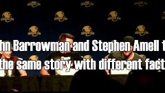 John Barrowman and Stephen Amell tell the same story with di...