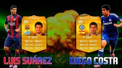 Кто быстрее? Diego Costa vs Luis Suárez
