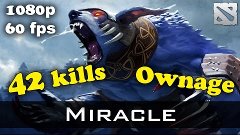 Miracle Ursa 42 kills Ranked Match Dota 2
