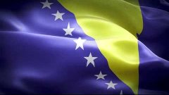 Bosnia Herzegovina anthem &amp; flag FullHD   Босния и Герцегови...