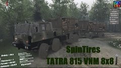 SpinTires. Мод: TATRA 815 VNM 8x8. (Ссылка на мод, в описани...