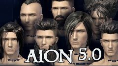 Aion 5.0 - All hair and beard (Men)
