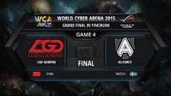 Alliance vs LGD-Gaming - Game 4 - World Cyber Arena 2015