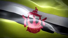 Brunei anthem &amp; flag FullHD   Бруней гимн и флаг   Lagu keba...