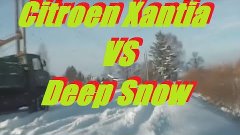 Citroen Xantia vs Deep Snow dirt Road