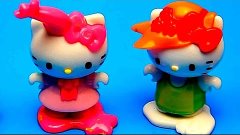 HELLO KITTY Doll Color&amp;Decorate Learn to color Hello Kitty B...