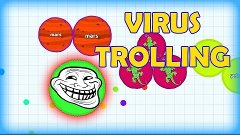 How to TROLL PLAYERS in AGAR.IO with VIRUS / Virus trolling ...