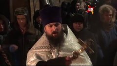 Russisch Orthodoxes Eisbaden in Moskau. 2016 Mit Wladimir Sc...