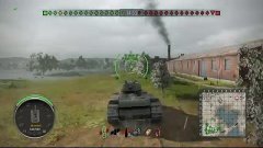 World of Tanks Sony Playstation4 - Интересные бои часть 2!КВ...