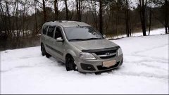 Маленькие покатушки:Lada Largus/ На что способна  Lada Largu...