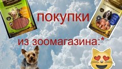 покупки из зоомагазина:*