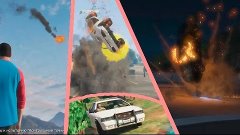 Взрывы автомобилей в GTA V