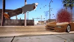 GTA San Andreas Обзор Модов #14 Вылет при аварии