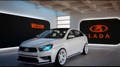 Lada Vesta примерила &quot;кричащий&quot; боди-кит