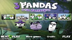 3 Pandas in Fantasy - #All SERIES A ROW / 3 ПАНДЫ в Фантазии...