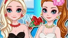 Frozen Sisters Valentine Date - Princess Baby Girl Game - Ba...