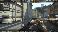 2v5 g2 against EnvyUs deagle round @ ESL Pro League Season 3