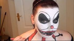 Copy of Scary Clown Halloween Makeup