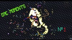 Epic moments in the game Slither.io / Эпичные моменты в игре...