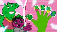 #Peppa Pig #Hulk #Zombie #Finger Family \ Nursery Rhymes Lyr...