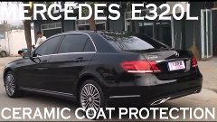 Mercedes E320L ceramic coat protection. See how it looks