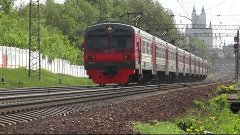 Электропоезд ЭД4М-0035 перегон Кунцево-1 - Одинцово