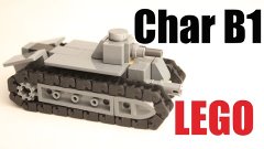 lego micro  tank Renault Char B1 инструкция