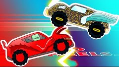 Zombie Car Fight / Vehicles for Children / Kids Animation / ...