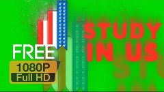 Study in US | Education -  Free Green Screen Effects Footage