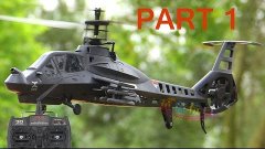 Super RC Copter (Boeing RAH-66 Comanche). Flight and tricks....