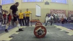 Тяга 340 килограммов Владимира Калиниченко на Кубке России в...