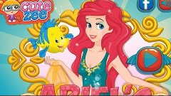 NEW Игры для детей—Disney Принцесса Ариэль Превращение—Мульт...