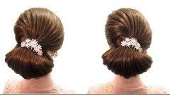 Свадебная прическа. Элегантная прическа.Wedding hairstyle