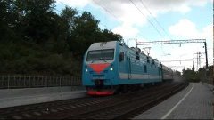 ЭП1М-499 с поездом Иркутск — Адлер