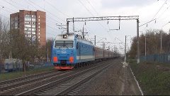 Электровоз ЭП1М-665 с поездом №382 Москва — Грозный