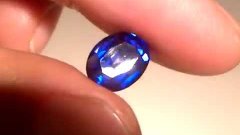 Nartural Vivid Blue sapphire 4,1crt No Heat