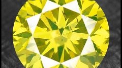 0,36Cts 100% Natural Canary Yellow Diamond 4,60мм