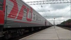 Прибытие ЭП1М-701 с поездом №559 Тюмень — Анапа