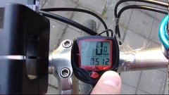 Bicycle Computer installed on bike (Sunding SD-548) from foc...