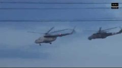 Вертолеты над Донецком / Ukraine news, helicopters over Done...