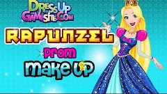 NEW Игры для детей—Disney Принцесса Рапунцель макияж на праз...