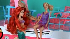 Видео с куклами Барби, серия 447 Русалочка Ариэль рассказыва...