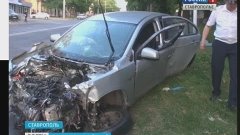 Водитель иномарки протаранил шесть машин в Ставрополе