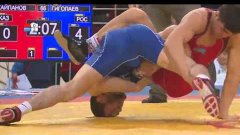 Дмитриев 2016 Бронза 66 кг_Сослан Гиголаев (Россия) vs Нурка...