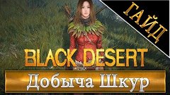 Black Desert Online, Добыча Шкур - Нож для снятия шкур, проф...