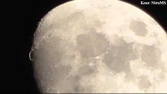 Cупер zoom луны ночью x90-x300 / Super zoom moon night x90-x...