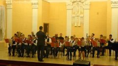 604 Детский духовой оркестр г  Кинешма   Гусарский марш