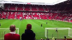 Manchester United vs Liverpool (2010) Old Trafford: warm-up