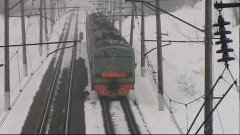 Электропоезд ЭД4М-0034 перегон Львовская - Столбовая