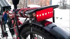 e-bike brake lights v2 on street